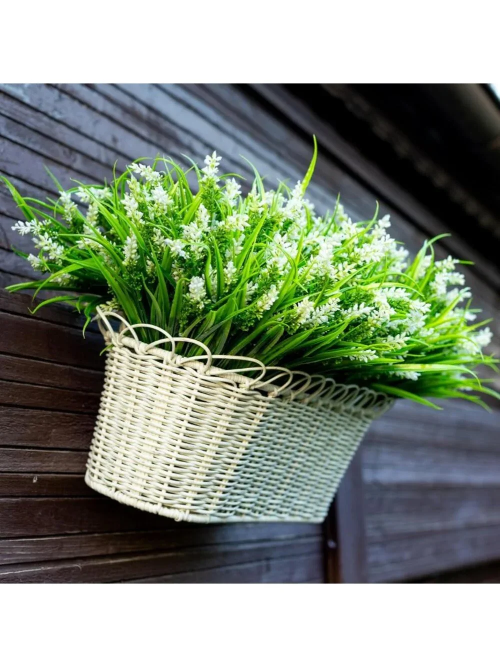 20 Bundles Artificial Lavender Flowers - Realistic Fake Plants for Outdoor Decor